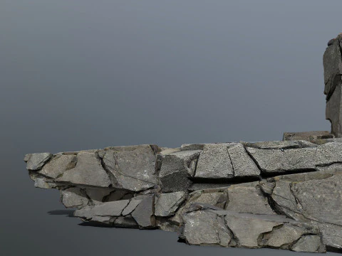 Rocce della scogliera Modello 3D