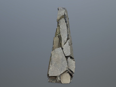 Cliff rocks 3D Model