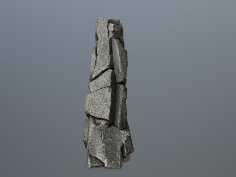 Cliff rocks 3D Model