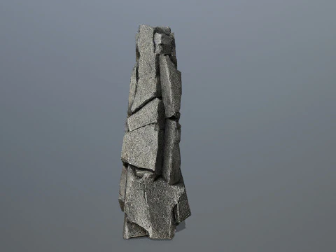 Cliff rocks 3D Model