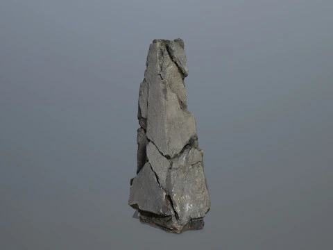 Cliff rocks 3D Model