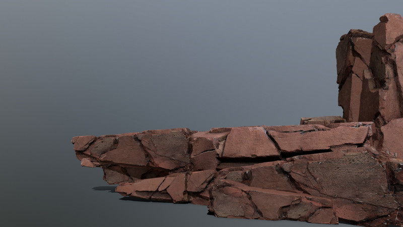 Desert Rocks 3D Model .c4d .max .obj .3ds .fbx .stl .blend 