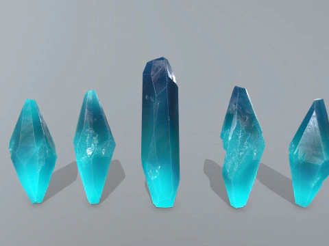 Crystal set 3D Model