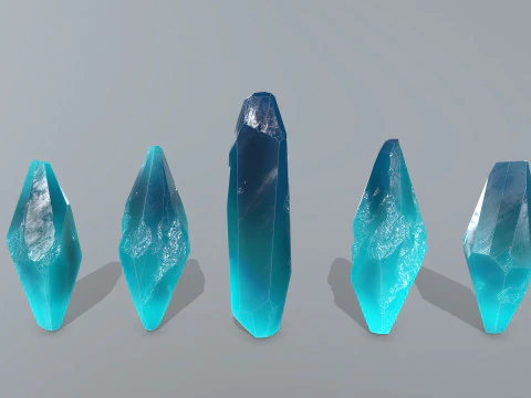 Crystal set 3D Model