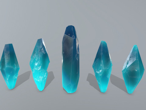 Crystal set 3D Модель