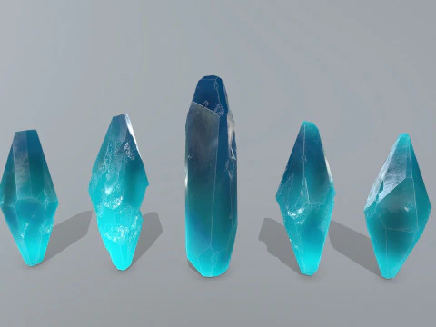 Crystal set 3D Model