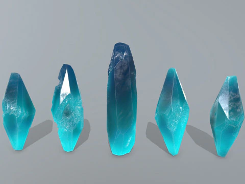 Crystal set 3D Model