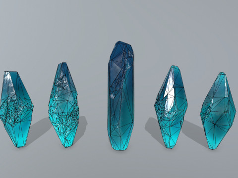 Crystal set 3D Модель