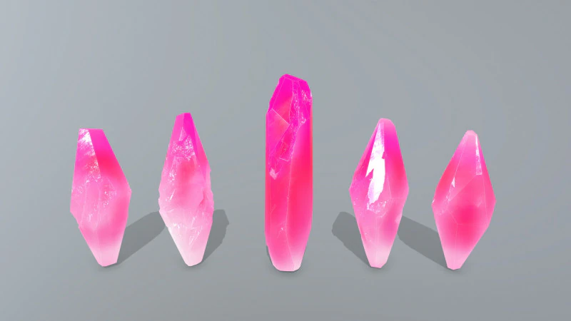 Crystal set 1 3D Model .c4d .max .obj .3ds .fbx .stl .blend 