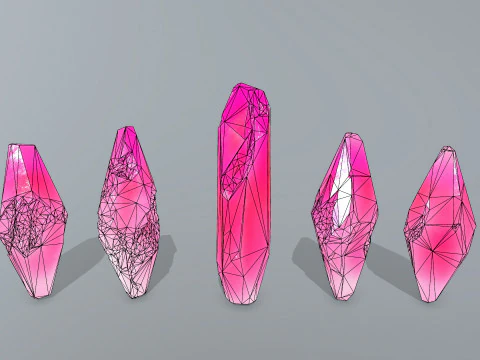 Crystal set 1 3D Model