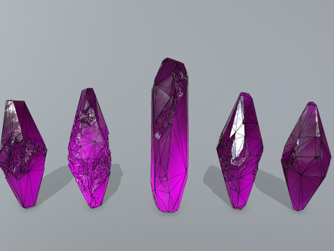Crystal set 2 3D Модель