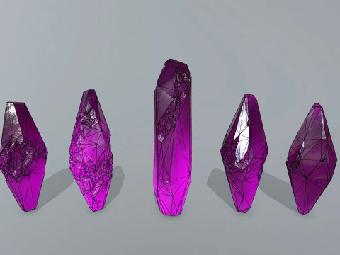 Crystal set 2 3D Model