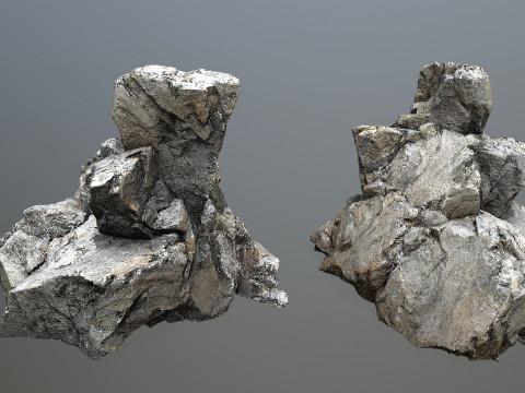 Desert rocks 3D Model