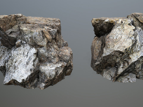 Desert rocks 3D Model