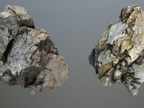 Desert rocks 3D Model