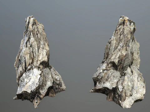 Пустынные скалы 3D Модель