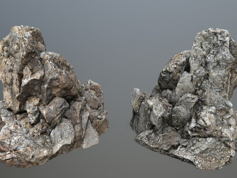 Desert rocks 3D Model