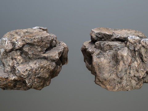Desert rocks 3D Model