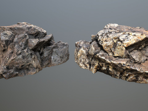 Desert rocks 3D Model