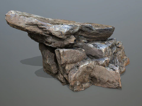 Пустынные скалы 3D Модель