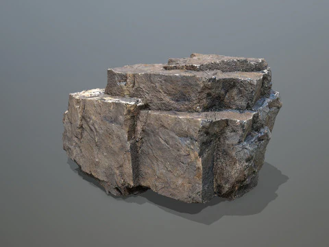 Пустынные скалы 3D Модель