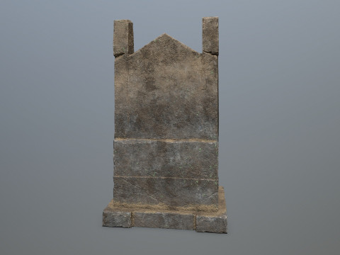 Stone Throne 3D मॉडल