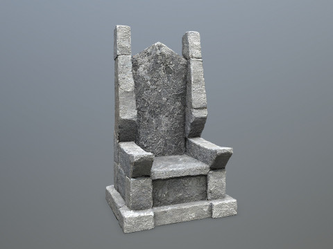 Stone Throne Modelo 3D