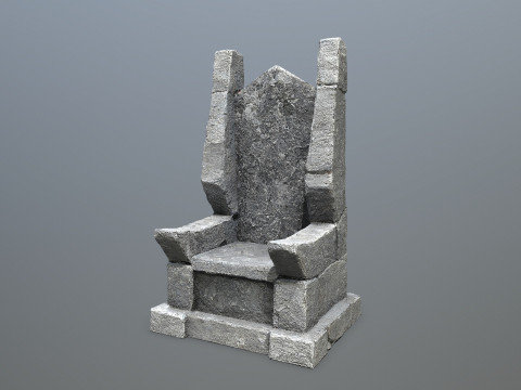 Stone Throne Modelo 3D