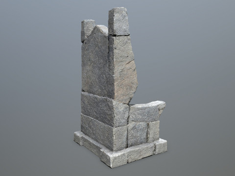 Stone Throne Modelo 3D