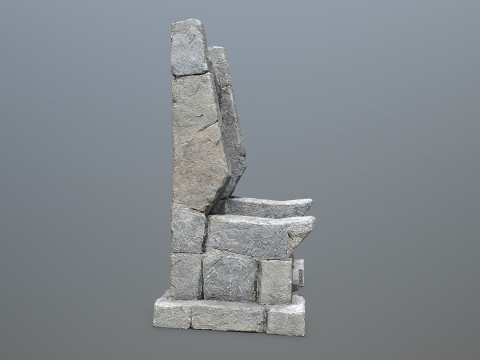 Stone Throne Modelo 3D