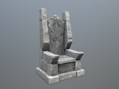 Stone Throne Modelo 3D