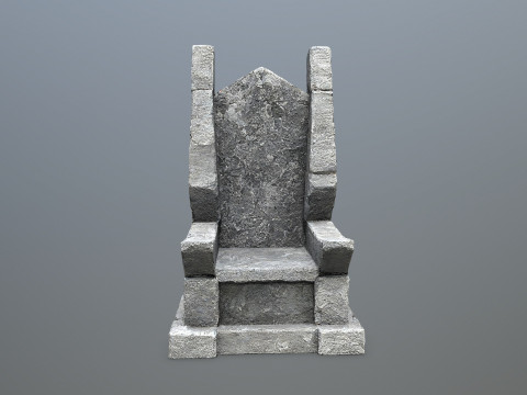Stone Throne Modelo 3D