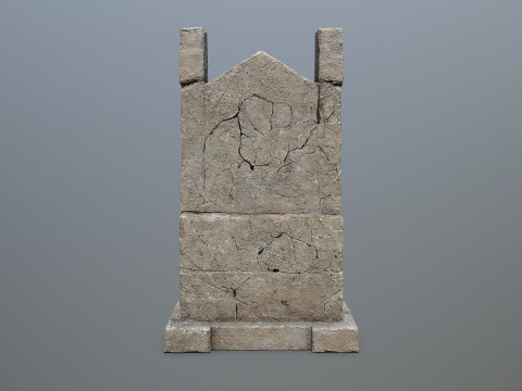 Stone Throne 3D Model