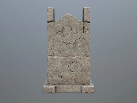 Stone Throne 3D Model