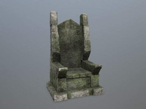 Stone Throne 3D Модель