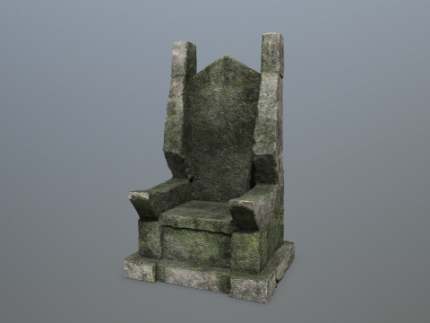 Stone Throne 3D Модель