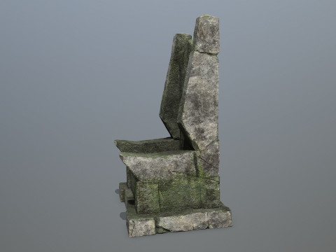 Stone Throne 3D Модель