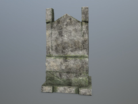 Stone Throne 3D Модель