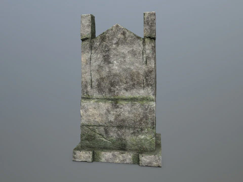 Stone Throne 3D Model