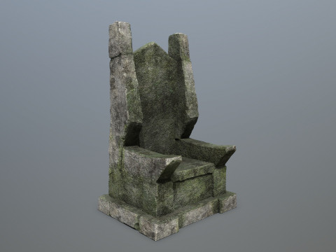 Stone Throne 3D Модель