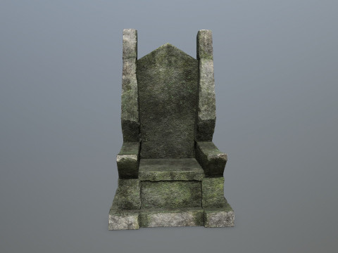 Stone Throne 3D Модель