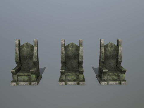 Stone Throne 3D Модель