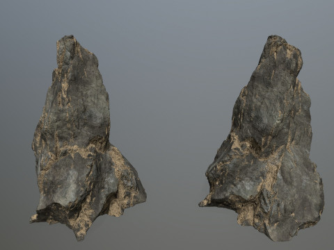 Desert cliff rocks 3D 模型