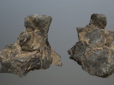 Desert cliff rocks 3D 模型