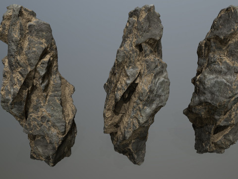 Desert cliff rocks 3D 模型