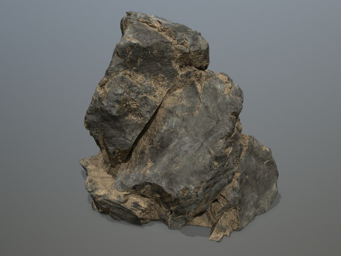 Desert cliff rocks 3D 模型