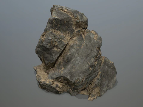 Desert cliff rocks 3D Model