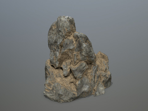 Desert cliff rocks 3D 模型