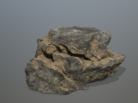 Desert cliff rocks 3D 模型