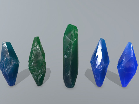 Crystal set 1 3D Model